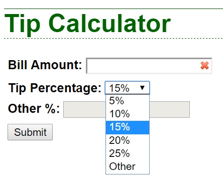 tip calculator